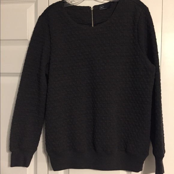 Gap quilted grey sweatshirt - Picture 2 of 3